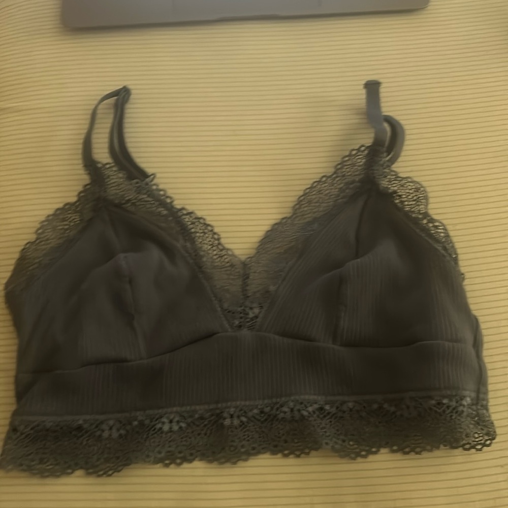 Size Small blue bralette w/ adjustable straps